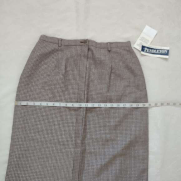 New 🎀 Pendleton 2 piece Set suit linen silk maxi skirt + long jacket - Picture 9 of 12